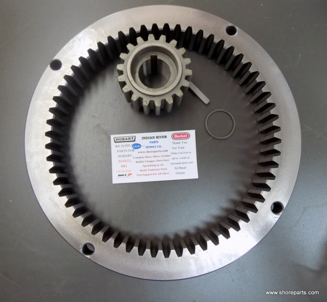 Also known as 124748 Hobart Mixer Replacement Gear 5/8" 15 Teeth Fits A120 A200 